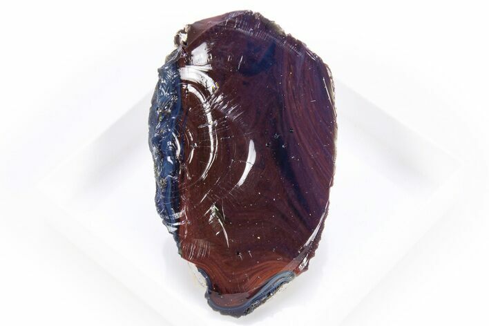 Colorful Sieber “Agate” Copper Slag - Copper Smelting Byproduct #305690